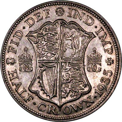 British 1935 Halfcrown Value