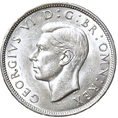 British 1940 Halfcrown