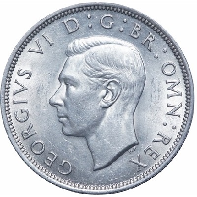 British 1944 Halfcrown