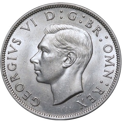 British 1950 Halfcrown