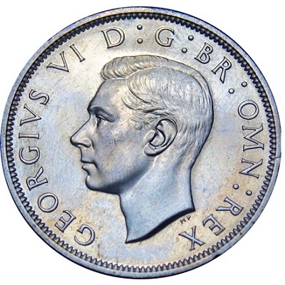 British 1951 Halfcrown