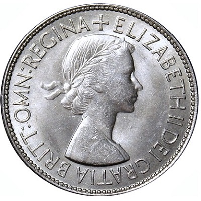 British 1953 Halfcrown