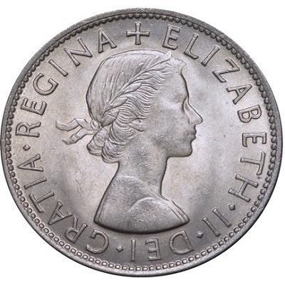 British 1954 Halfcrown