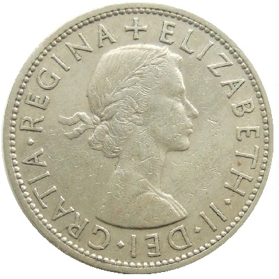 British 1955 Halfcrown
