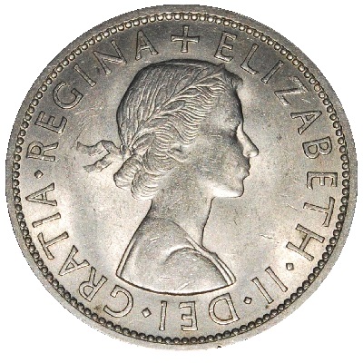 British 1956 Halfcrown