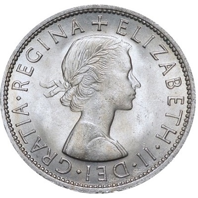 British 1959 Halfcrown