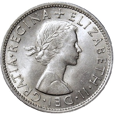 British 1960 Halfcrown