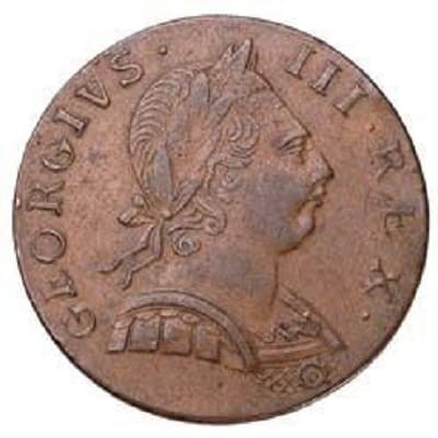 British 1775 Halfpenny
