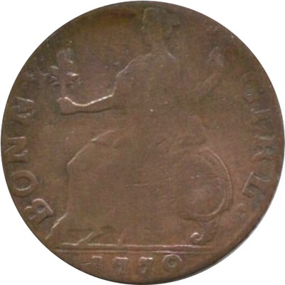British 1779 Halfpenny Value