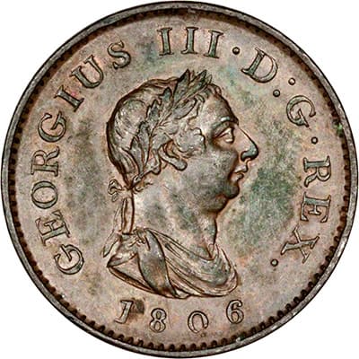 British 1806 Halfpenny