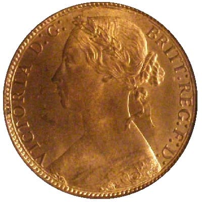 British 1877 Halfpenny