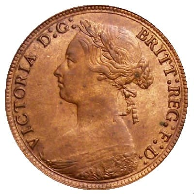British 1879 Halfpenny
