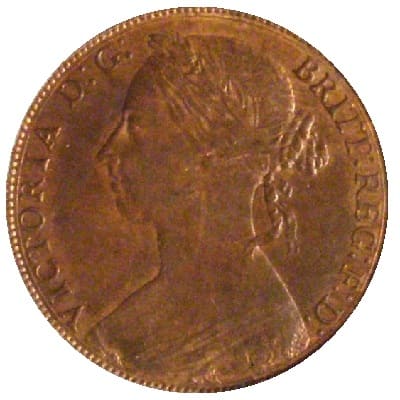 British 1882 Halfpenny