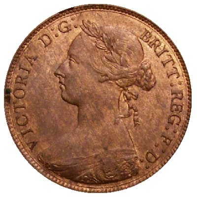 British 1883 Halfpenny