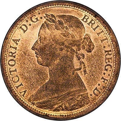 British 1887 Halfpenny