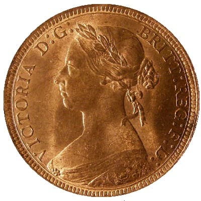 British 1894 Halfpenny