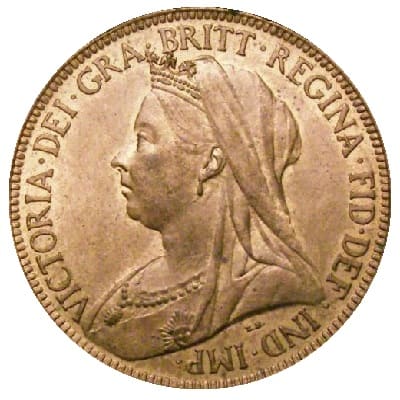 British 1897 Halfpenny