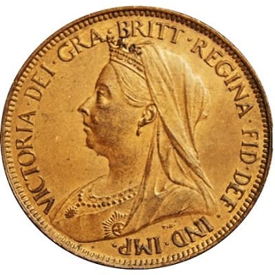 British 1899 Halfpenny