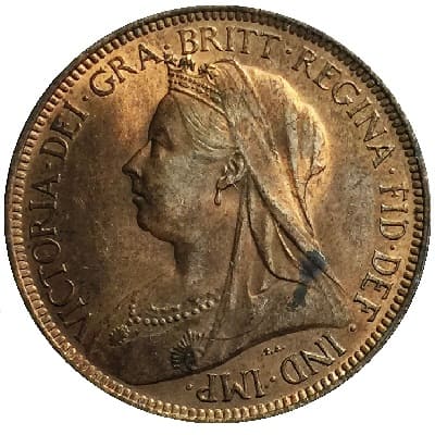 British 1900 Halfpenny