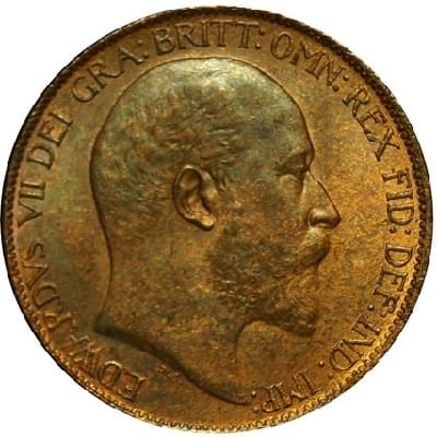 British 1902 Halfpenny