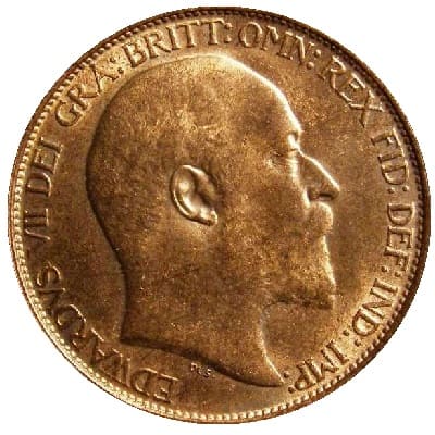 British 1906 Halfpenny