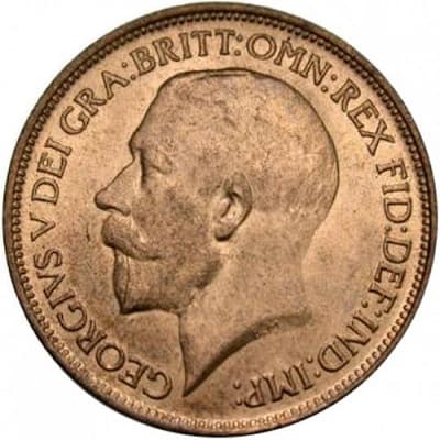 British 1912 Halfpenny