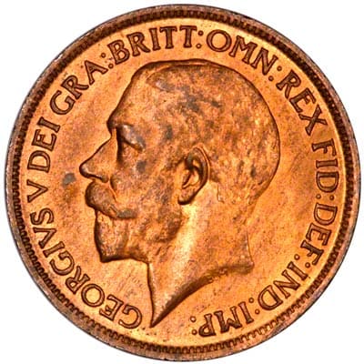British 1916 Halfpenny