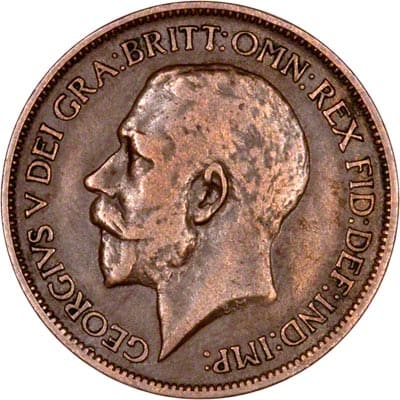British 1917 Halfpenny