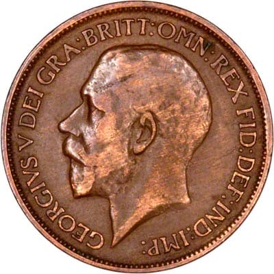 British 1921 Halfpenny