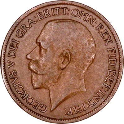 British 1922 Halfpenny