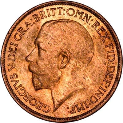 British 1923 Halfpenny