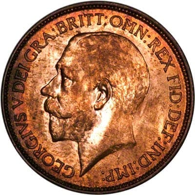 British 1924 Halfpenny
