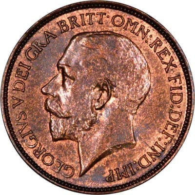 British 1925 Halfpenny