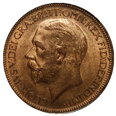 British 1926 Halfpenny