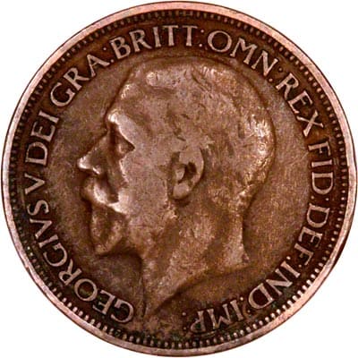 British 1927 Halfpenny
