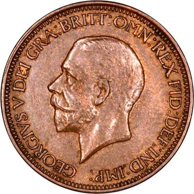 British 1929 Halfpenny