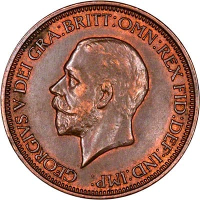 British 1930 Halfpenny
