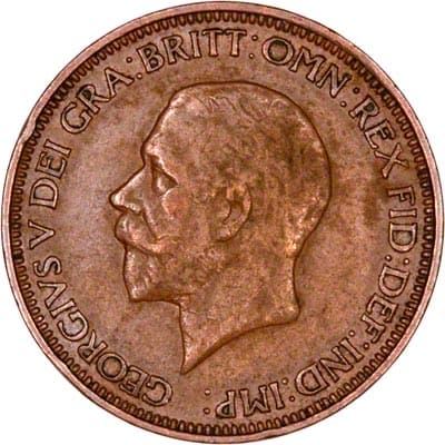 British 1933 Halfpenny