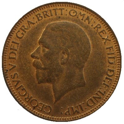 British 1934 Halfpenny