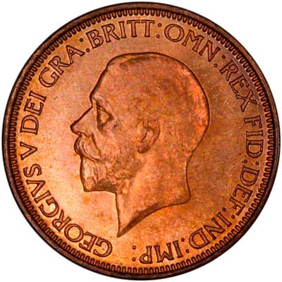 British 1935 Halfpenny