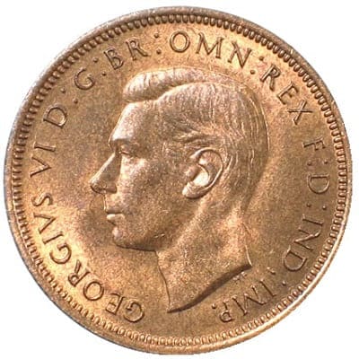 British 1940 Halfpenny