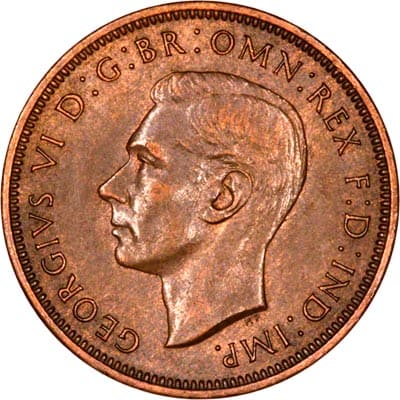 British 1947 Halfpenny