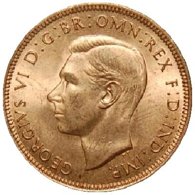 British 1948 Halfpenny
