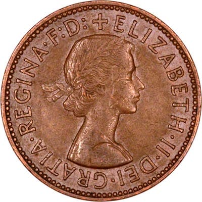 British 1962 Halfpenny
