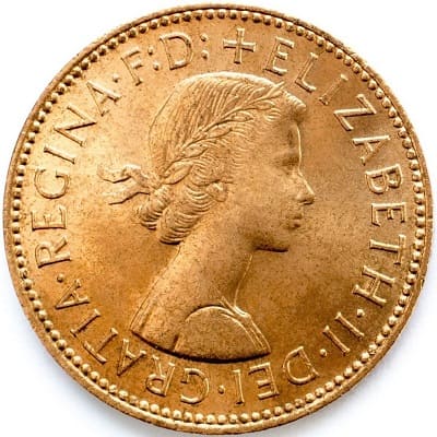 British 1965 Halfpenny