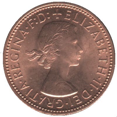 British 1967 Halfpenny