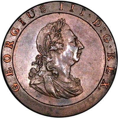 British 1797 Penny