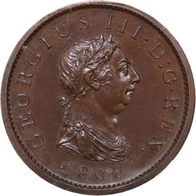 British 1808 Penny