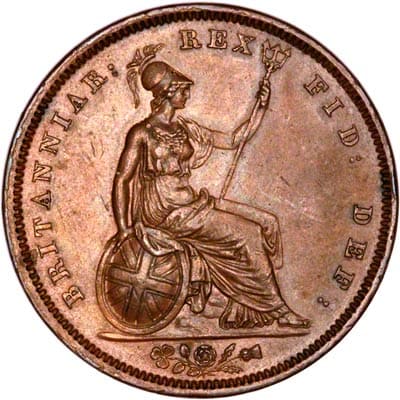 British 1834 Penny Value