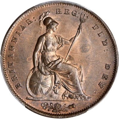 British 1845 Penny Value